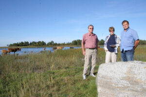 Erik ja Catharina von Post ning Indrek Sammal, taamal Šoti mägiveised.