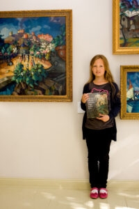 Berit Laupä oli tänavu Hiiumaa muuseumi 6500. külastaja.