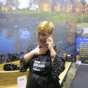 Ly Kaups tööl messiboksis.