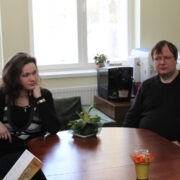 Marianna Liik koos muusikaõpetajast isa Siim Liigiga.