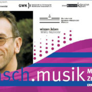 Erkki-Sven Tüür Münsteri muusikakõrgkooli festivali “Meie aja muusika” plakatil.