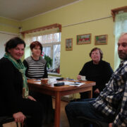 Emmaste võistkond (vasakult) Margit Soone, Madli Valk, Merle Kääri ja Toomas Põllu Kärdla mälumängus enam ei osale, aga üleeestilisel Maakilval teevad suuri tegusid.