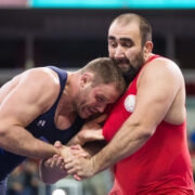 Heiki Nabi otsustav maadlusmatš Gruusia päritolu valgevenelase Ioseb Tšugošviliga.