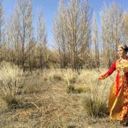 Uiguur Gulmira Ablitz esineb Hiiu Folgil.