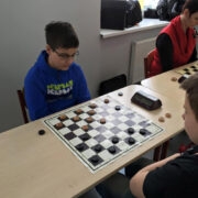 Oskar Kogermann kabetamas tänavusel linnade talimängudel Otepääl.