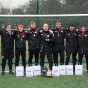 Puuriturniiri võitjad võistkond Hiiu Kalur.