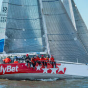 Pildil on kõik kolm esikolmiku jahti Reval Cafe ja Forte Kalevi jahtklubist ning Olympic jahtklubist Dago regati viimasel etapil.