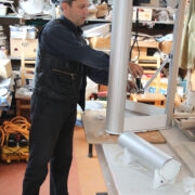 Tõnu Soop 3D-printerit demonstreerimas.