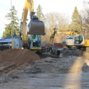 Sellist pilti võis Kalda tänaval näha möödunud nädalal, nüüd on ehitustööd jõudnud kaugemale.