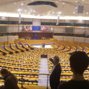 Selles saalis töötab Euroopa Parlament.