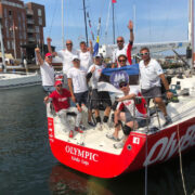 Olympicu meeskond: Aivar Kaljumäe – vöörimees; Tarmo Vesberg – augumees; Raul Vinnal – mastiabi; Raul Vane – mastimees; Tanel Trööp – klaver; Raul Grigorjev – soodimees; Meelis Pielberg – soodimees; Indrek Ulla – grootsoot; Tiit Vihul – roolimees;Gabriele Bruni (Ganga) – taktik