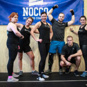 Crossfit-võistluse tiim, vasakult teine Erle Meresmaa.