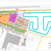 Käina alevi arenduspiirkonna eskiislahendus.
