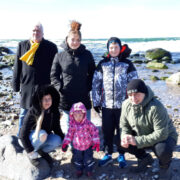 Sünnipäeval koos osaga oma suurest perekonnast.