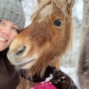 Selfit teevad Kaja Tuisk ja Moritz.