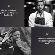 Eesti kokandusmaastikul on Mihkel Heinmets ja Jürgen Lip tuntud tegijad.