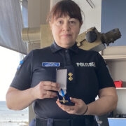 Lydia Minajeva sai teenistusristi kätte eile, Eesti politsei taasloomise 30. aastapäeval.