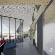 Kärdla riigi- ja kohtumaja võidutöö “Pruht”.