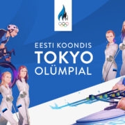Eesti koondise sportlased Jaapani animekunstniku MONQ looduna.