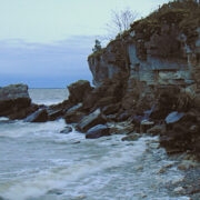 Püssina pank, taamal paistavad Kessulaid ja mandri rannik.