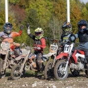 Neli tulevast motoässa demopäeval (vasakult) Kris Kevin, Armin, Gregor ja Kristofer.