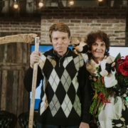 Tiit ja Ulvi Uusoja Kosel Siidritalus toimunud tänupeol.