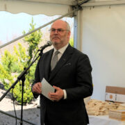 President Karis looduskaitsekuu avamisel kõnelemas.